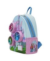 Loungefly Sleeping Beauty Stained Glass Castle Mini Backpack