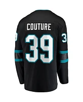 Fanatics Men's Logan Couture Black San Jose Sharks Alternate Premier Breakaway Player Captain Jersey