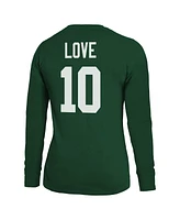 Majestic Women's Jordan Love Green Bay Packers Name Number Long Sleeve T-Shirt