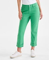 Style & Co Women's Mid-Rise Curvy Capri Jeans, Created for Macy's