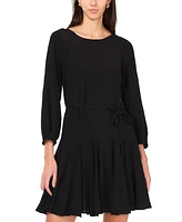 1.State Women's Long-Sleeve Godet Dress