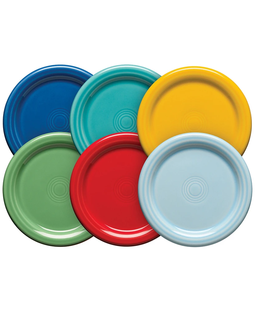 Fiesta Mixed Color Coasters/Mug Covers, Set of 6