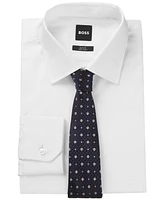 Boss by Hugo Men's Silk Jacquard Double D Monogram Tie