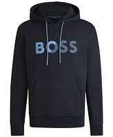 Boss by Hugo Men's Regular-Fit Logo Print Hoodie