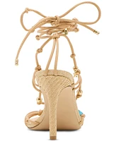 Madden Girl Vienna Strappy Lace-Up Stiletto Dress Sandals