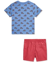 Polo Ralph Lauren Baby Printed Jersey Tee & Chino Short Set