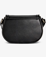 Giani Bernini Pebbled Small Saddle Crossbody, Exclusively at Macy's