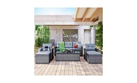 Slickblue Outdoor Dining Conversation Set for Stylish and Comfortable Gatherings
