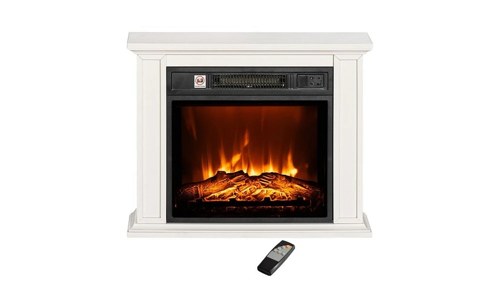 Slickblue Electric Fireplace Heater with Adjustable Heat Settings