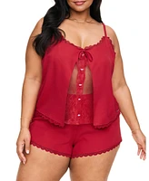 Adore Me Plus Kiora Cami And Shorts Pajama Set