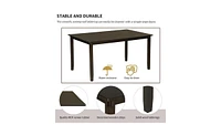 Slickblue 6-Piece Kitchen Dining Table Set for Stylish and Functional Mealtime Gatherings