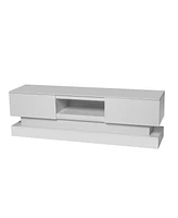 Slickblue Modern Tv Stand with Led Lights for Stylish Living Room Storage and Ambient Lighting