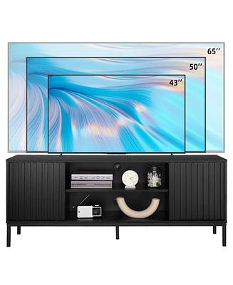 gaomon Tv Stand, Mid Century Modern Tv Stand for 55/60/65 inch Tv