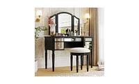 Slickblue Elegant Dressing Table Set for Stylish Bedroom Vanity and Organization