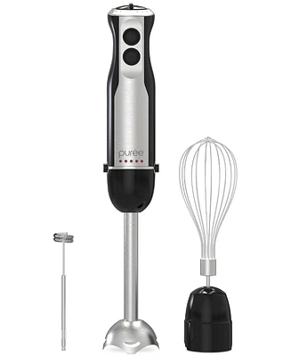 Tzumi Puree Stainless Steel Blade 3-Pc. Immersion Blender