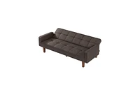 Slickblue Comfortable Linen Sofa Bed for Living Room and Guest