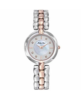 Mathey Tissot Women's Farah Silver Dial Watch - D956BI