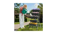 Slickblue 5-Tier Vertical Garden Bed for Space-Saving and Efficient Plant Growth