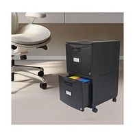 Slickblue File Cabinet with Casters for Secure Office Storage For Home Office