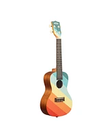 Kala Surf Series Far Out Concert 4-Strings Ukulele with Rosewood Fingerboard