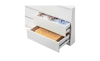 Slickblue 6-Drawer Double Dresser for Bedroom, Wide Storage Cabinet for Living Room and Entryway