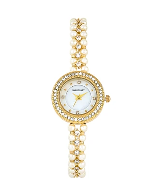 Danecraft Women's 18K Fine Gold Plated Analog Watch