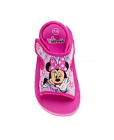 Disney Toddler Girls Minnie Mouse Hook and Loop Sandals