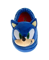 Sega Sonic the Hedgehog Toddler and Little Boys Dual Sizes Slippers