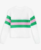 Epic Threads Girls Sporty Stripe Cardigan, Exclusively at Macy's