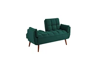 Slickblue Adjustable Backrest Recliner Sofa Furniture, Easy to Assemble for Comfortable Living Room Seating
