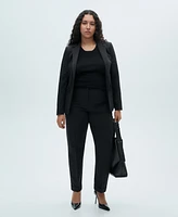 Mango Women's Straight Suit Pants