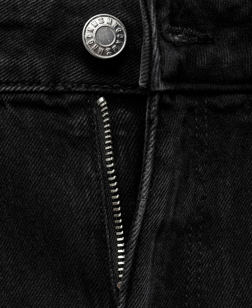 Mango Women's High-Waist Balloon Jeans