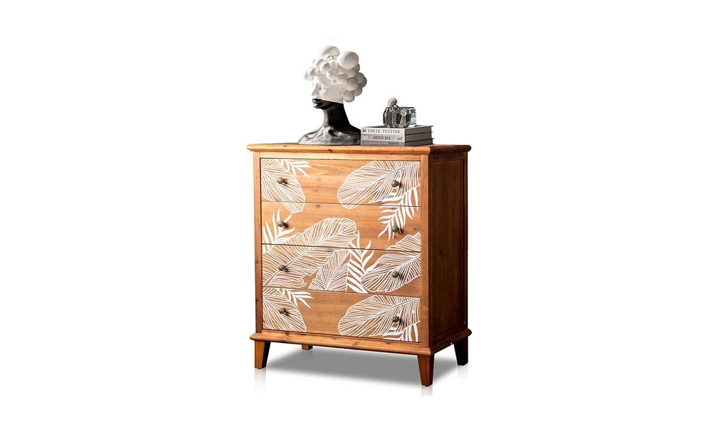 Slickblue 4-Drawer Chest – Stylish and Spacious Storage