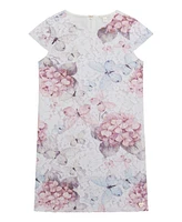 Guess Big Girls All-Over Print Lace Cap Sleeve Dress