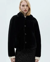 Mango Women's Reversible Quilted Jacket