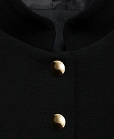 Mango Women's Button and Pockets Detail Jacket