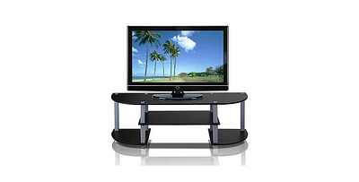 Slickblue Contemporary Tv Stand for Flat-Screen TVs with Storage and Sleek Design