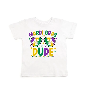 Sweet Wink Toddler Boys Mardi Gras Dude Short Sleeve T-Shirt