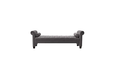 Slickblue Stylish Sofa Bench for Living Room Seating and Storage