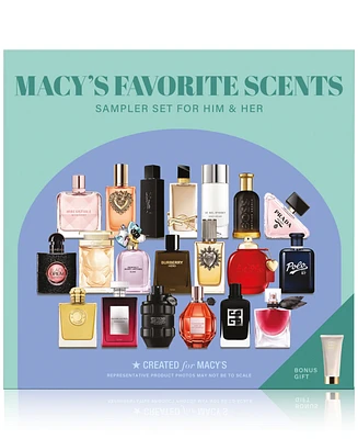 21-Pc. Macy's Favorite Scents Sampler Set For Him & Her, Exclusively at Macy's