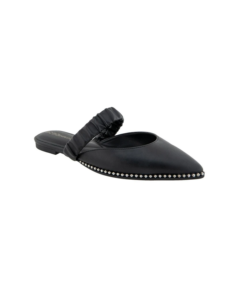 BCBGeneration Women's Vindo Studded Slip-On Flats