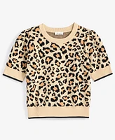 On 34th Women's Puffed-Sleeve Sweater, Exclusively at Macy's