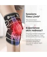 LifePro Adjustable Red & Near Infrared Light Therapy Knee Brace for Pain Relief & Faster Recovery