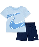 Nike Toddler Boys Dri-fit Dropset T-Shirt & Shorts Set