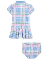 Polo Ralph Lauren Baby Girls Cotton Mesh Dress