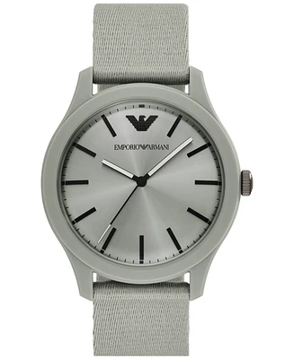 Emporio Armani Men's Tide Ocean Material Strap Watch 45mm