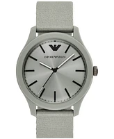 Emporio Armani Men's Tide Ocean Material Strap Watch 45mm