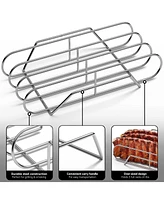 Sorbus Non-Stick Rib Rack Xl - Holds 3 Full Rib Racks for Grilling & Barbecuing