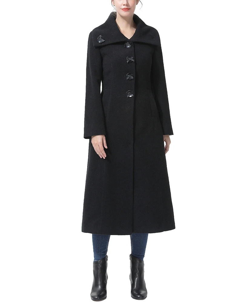 kimi + kai Women's Kaeli Wool Blend Maxi Coat