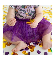 Sweet Wink Baby Girls Mardi Gras Short Sleeve Tutu Bodysuit